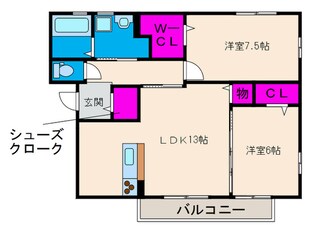 シェリエの物件間取画像